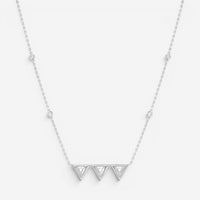 Messika Thea Toi & Moi 18K White Gold Diamond Necklace 06436-WG