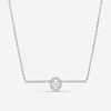 Messika Glam'Azone 18K White Gold Diamond Chain Bar Necklace 06139-WG