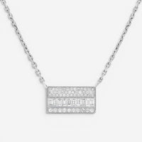 Messika Liz 18K White Gold Diamond Pendant Chain Necklace 05865-WG