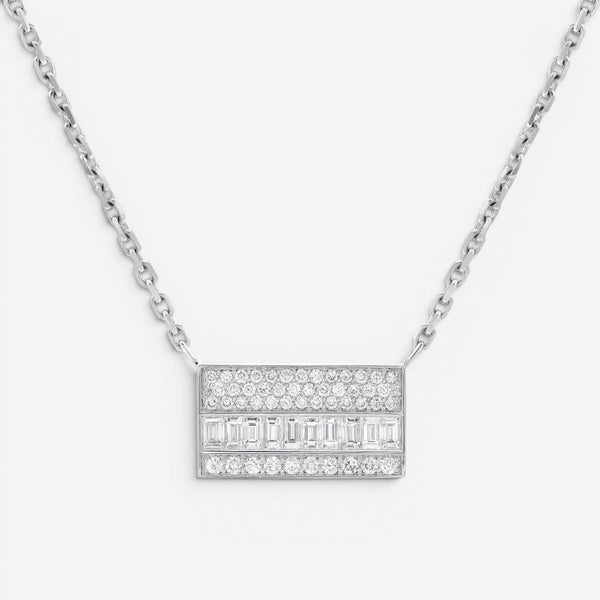 Messika Liz 18K White Gold Diamond Pendant Chain Necklace 05865-WG