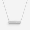 Messika Kate 18K White Gold Diamond Horizontal Bar Pendant Necklace 05818-WG