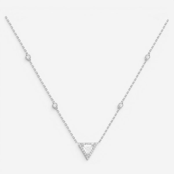 Messika Thea 18K White Gold Diamond Pendant Necklace 06438-WG