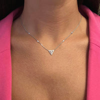 Messika Thea 18K White Gold Diamond Pendant Necklace 06438-WG