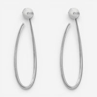 Messika Gatsby Ovales 18K White Gold Diamond Dangle Earrings 05615-WG