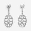 Messika New Amazone 18K White Gold Diamond Drop Earrings 05470-WG