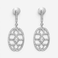 Messika New Amazone 18K White Gold Diamond Drop Earrings 05470-WG
