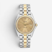 Tudor Geneve Monarch Stainless Steel & 18K Gold Quartz Unisex Watch 15733