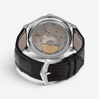 Patek Philippe World Time 18K White Gold Diamond Automatic Men's Watch 7130G-001