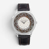 Patek Philippe World Time 18K White Gold Diamond Automatic Men's Watch 7130G-001