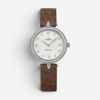 Omega De Ville Prestige Stainless Steel Diamond Quartz Ladies Watch 424.18.27.60