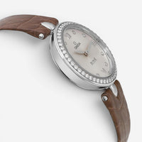 Omega De Ville Prestige Stainless Steel Diamond Quartz Ladies Watch 424.18.27.60