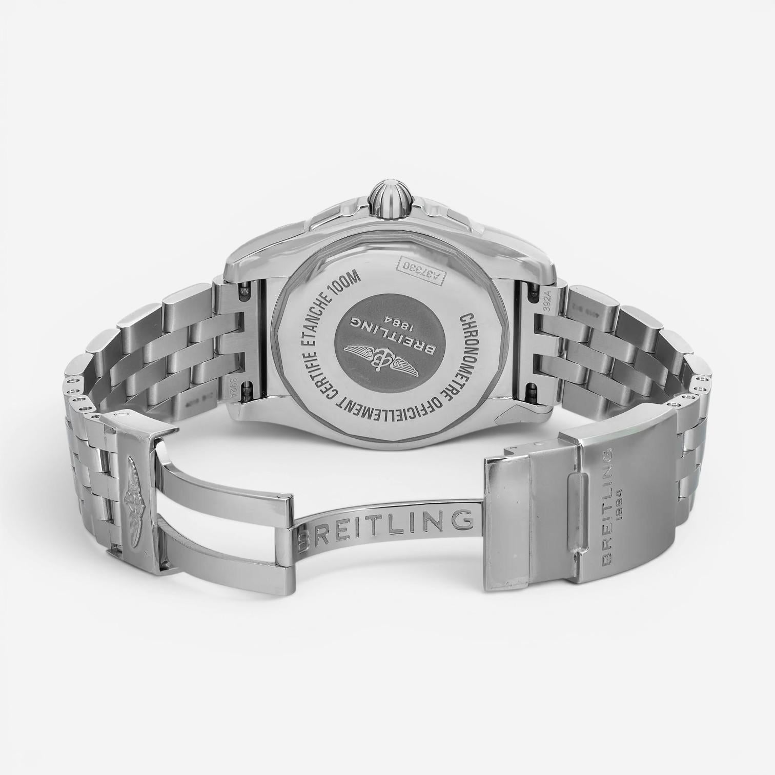 Breitling Galactic 36 Stainless Steel Diamond Automatic Ladies Watch A37330121A1