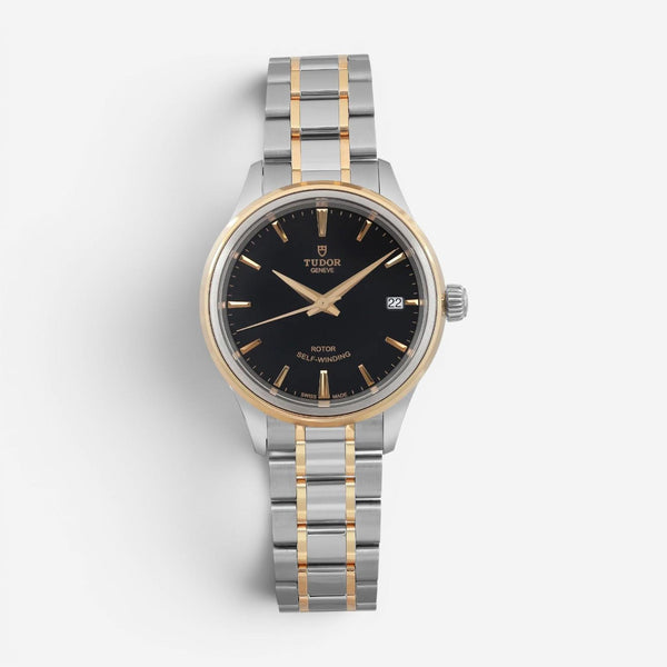 Tudor Style Stainless Steel & 18K Yellow Gold Automatic Ladies Watch 12303-0003