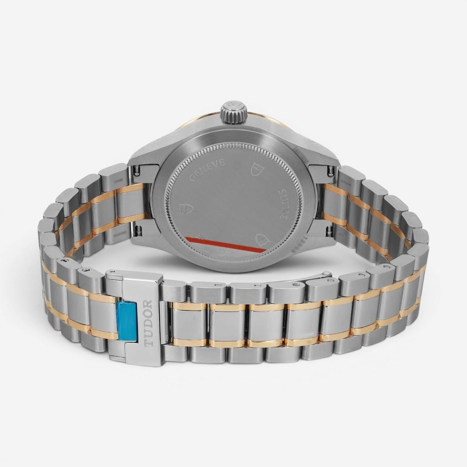 Tudor Style Stainless Steel & 18K Yellow Gold Automatic Ladies Watch 12303-0003