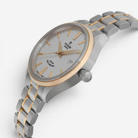Tudor Style Stainless Steel 18K Yellow Gold Automatic Unisex Watch 12503-0002