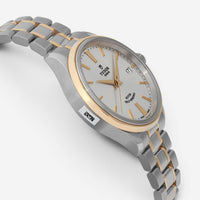 Tudor Style Stainless Steel 18K Yellow Gold Automatic Unisex Watch 12503-0002