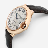 Cartier Ballon Bleu 18K Rose Gold Automatic Men's Watch 3927