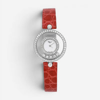 Chopard Happy Diamonds 18K White Gold Diamond Quartz Ladies Watch 20/3957