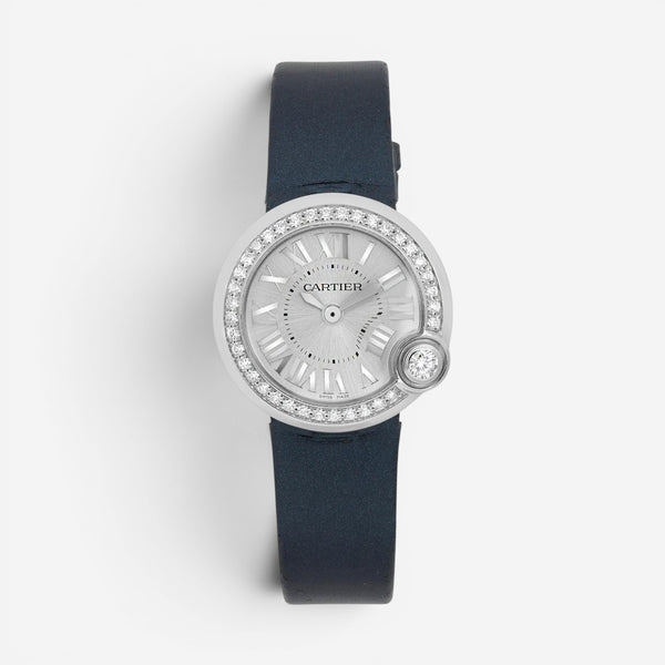 Cartier Ballon Blanc Stainless Steel Diamond Quartz Ladies Watch W4BL0002
