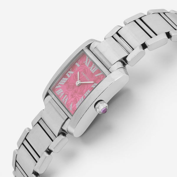 Cartier Tank Francaise Stainless Steel Quartz Ladies Watch W51030Q3