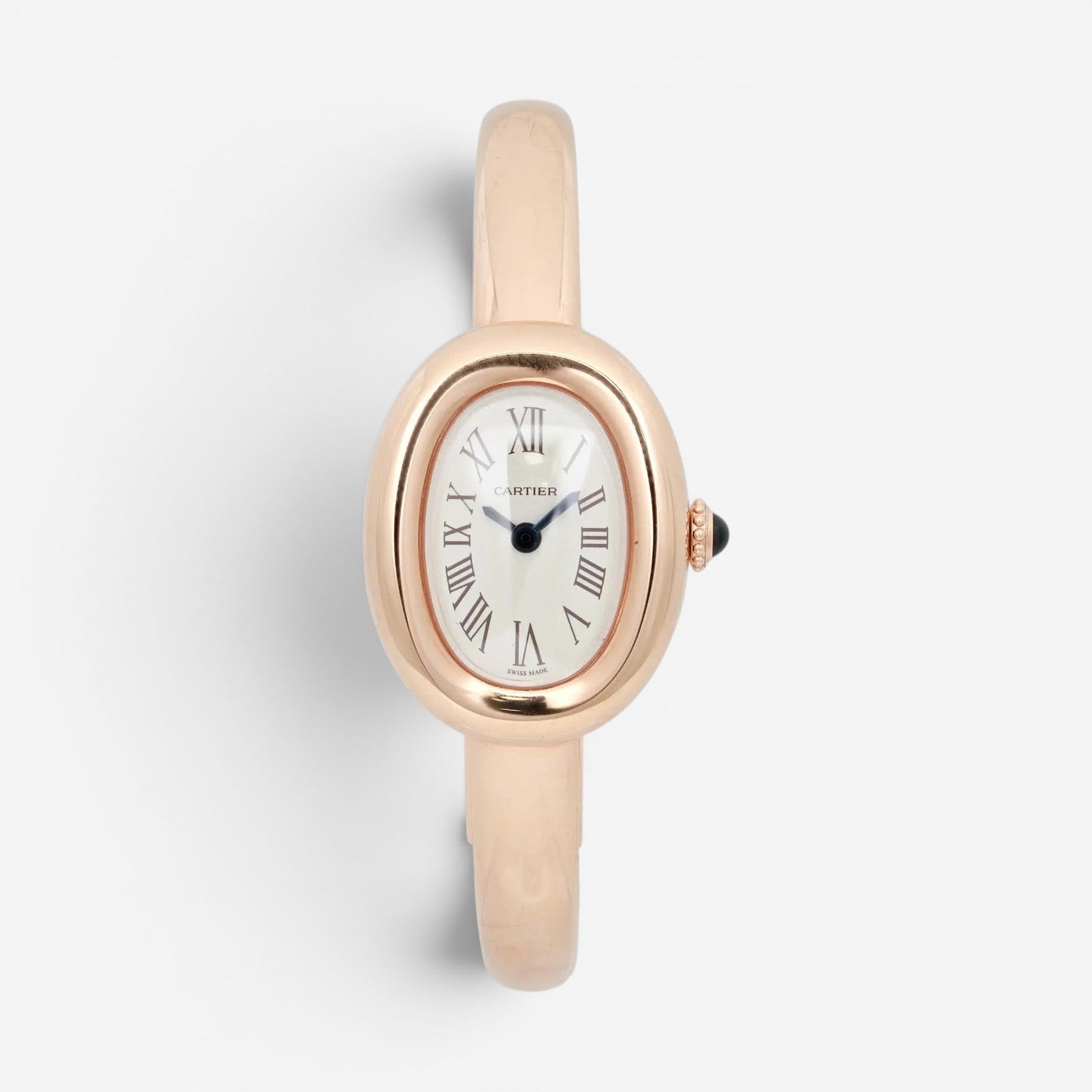 Cartier Baignoire Mini 18K Rose Gold Quartz Ladies Watch WGBA0019