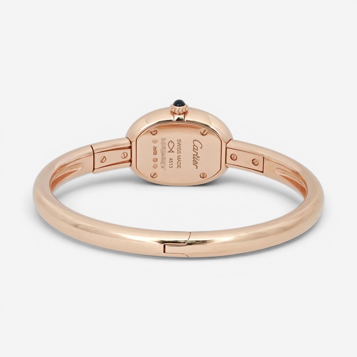 Cartier Baignoire Mini 18K Rose Gold Quartz Ladies Watch WGBA0019