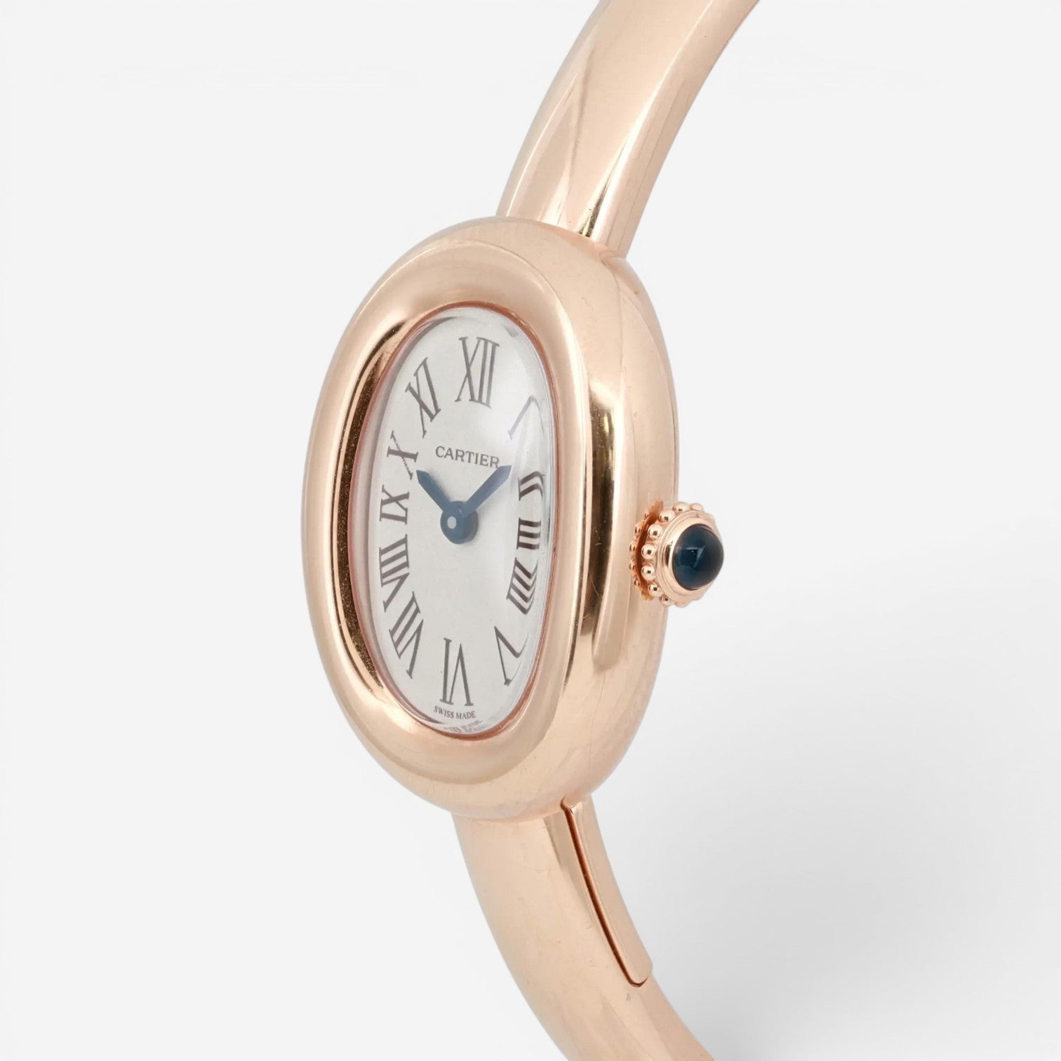 Cartier Baignoire Mini 18K Rose Gold Quartz Ladies Watch WGBA0019