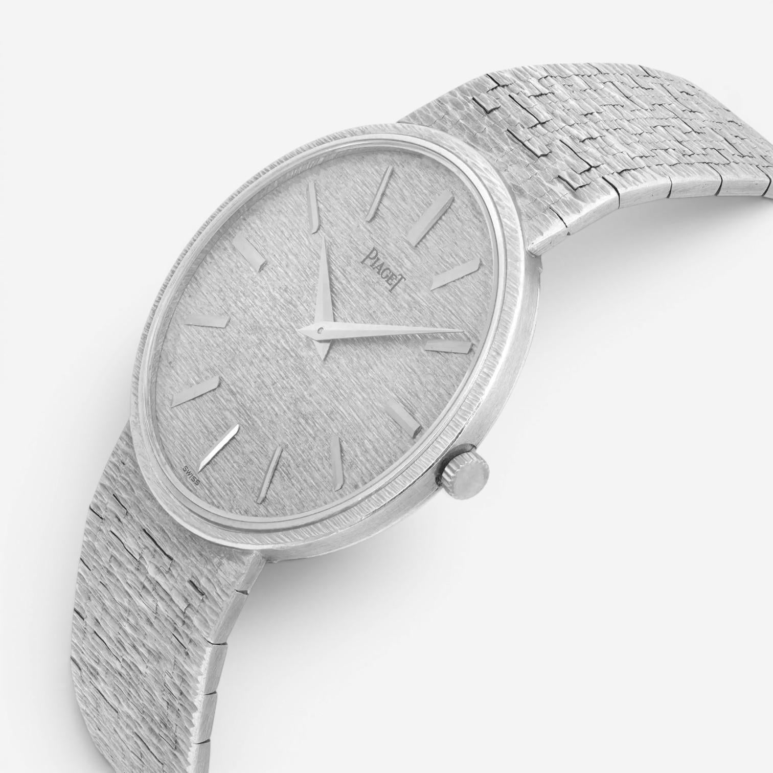 Piaget Classic 18K White Gold Manual Wind Unisex Watch 9643A6