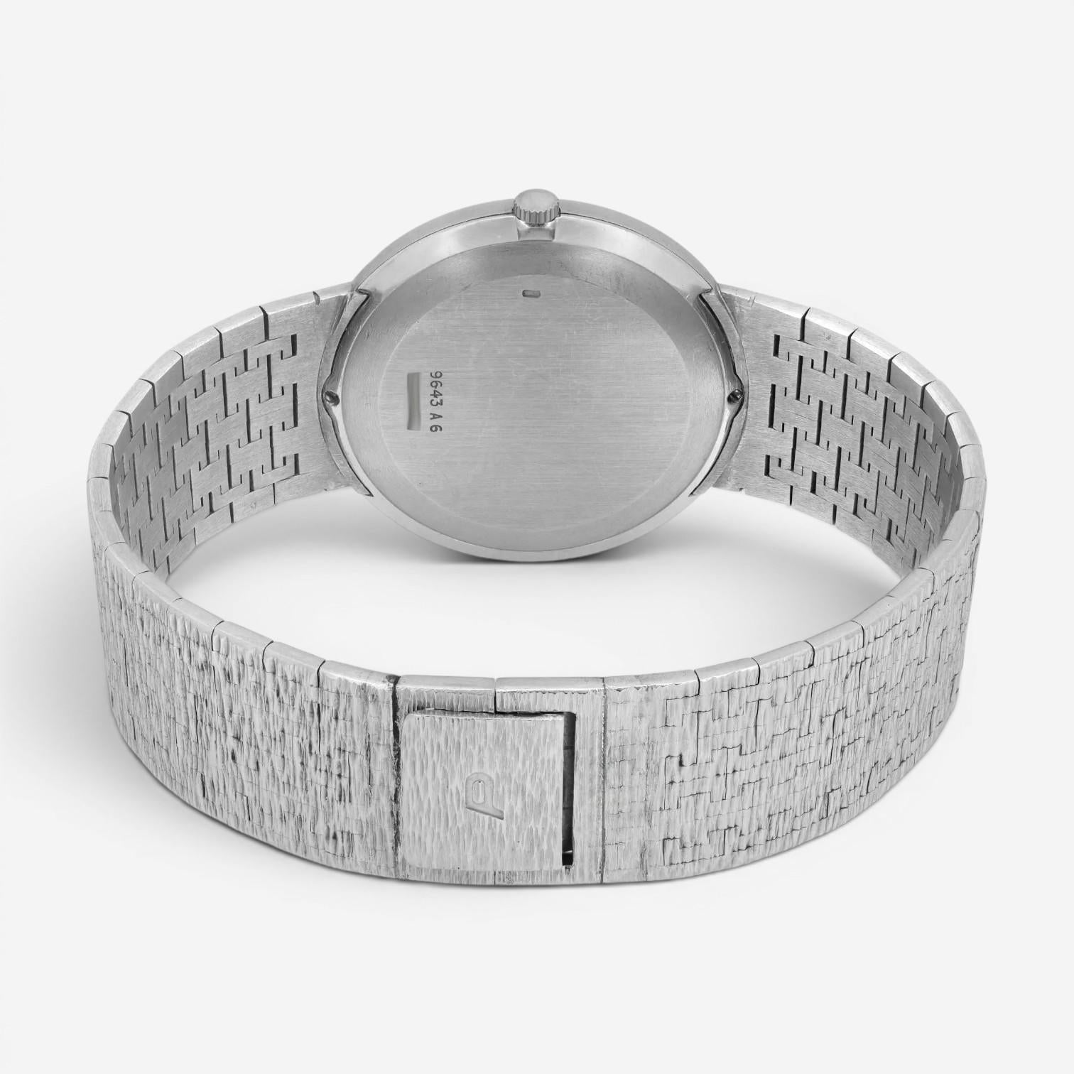 Piaget Classic 18K White Gold Manual Wind Unisex Watch 9643A6
