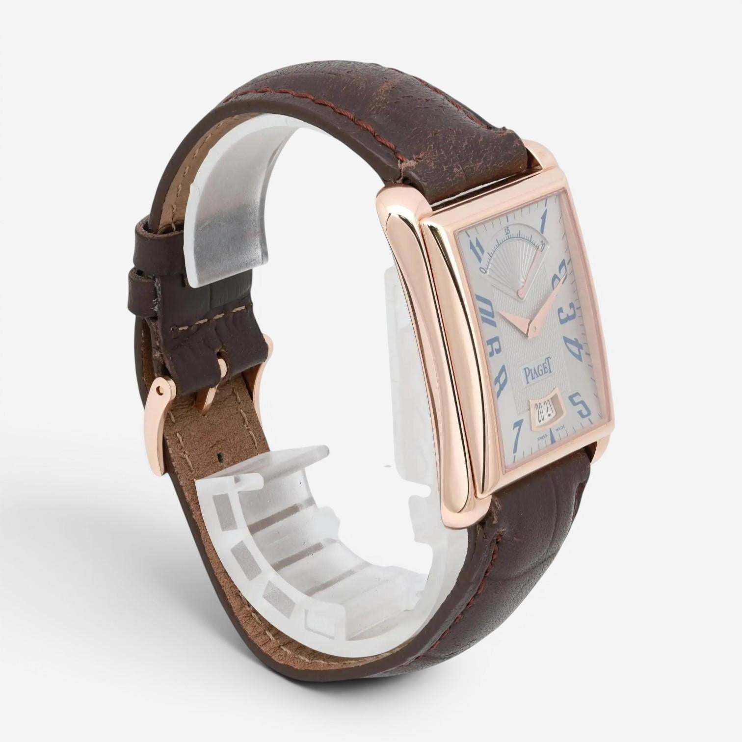 Piaget Emperador Date Retrograde 18K Rose Gold Automatic Men's Watch P10109
