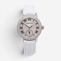 Audemars Piguet Jules 18K White Gold Diamond Manual Wind Ladies Watch 77228BC