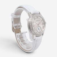 Audemars Piguet Jules 18K White Gold Diamond Manual Wind Ladies Watch 77228BC