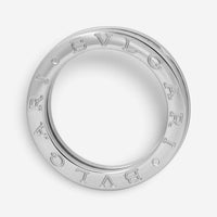 Bulgari B.Zero1 18K White Gold Diamond One Band Ring Sz. 6 329357