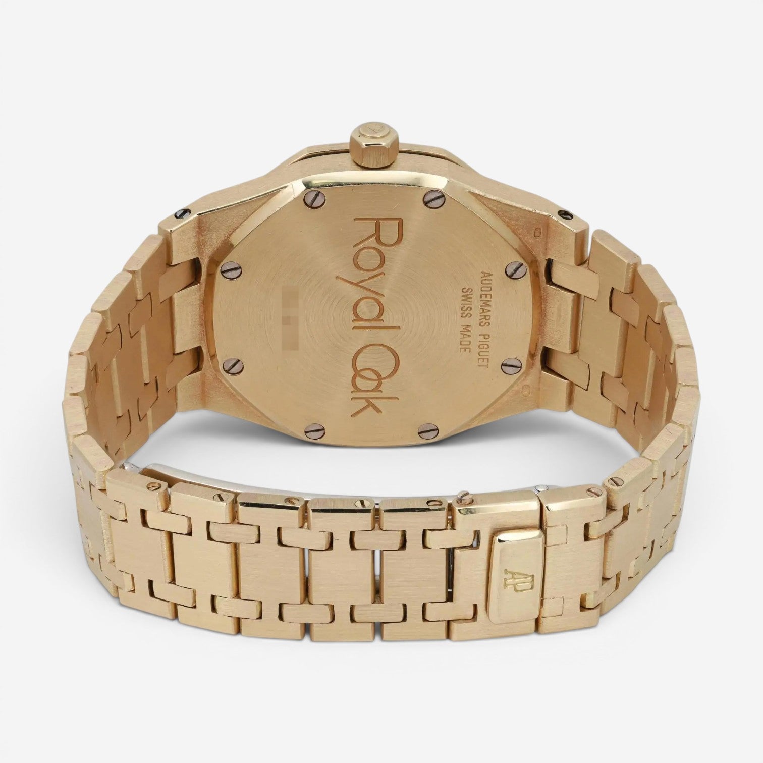 Audemars Piguet Royal Oak 18K Yellow Gold Diamond Automatic Ladies Wat