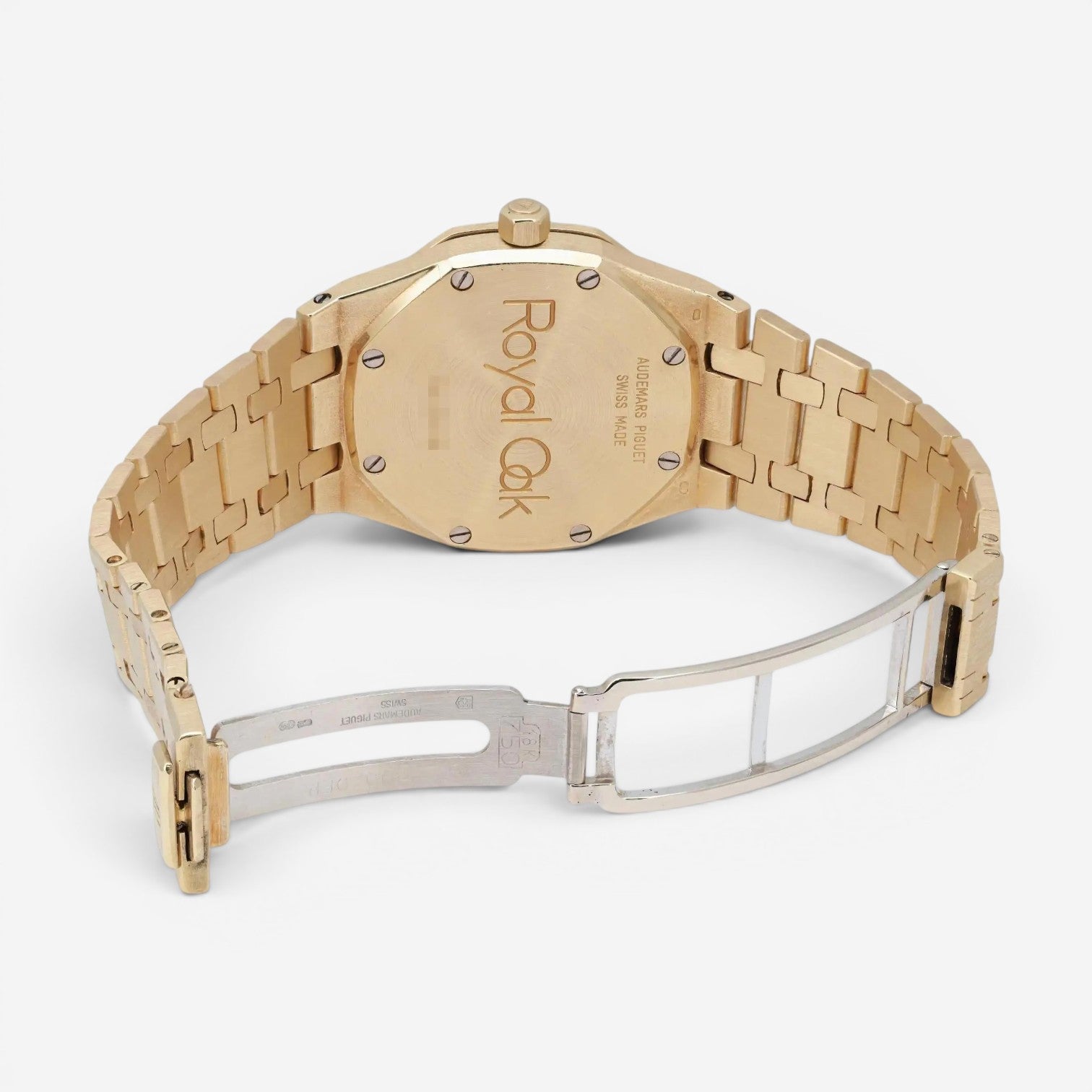 Audemars Piguet Royal Oak 18K Yellow Gold Diamond Automatic Ladies Wat