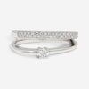 Salvini 18K White Gold Diamond Band Ring Sz. 6.5 81081230