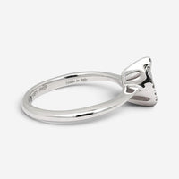 Salvini 18K White Gold Diamond Marquise & Round Halo Engagement Ring Sz. 7.5 200