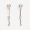 Salvini Nastro S 18K Rose & White Gold Diamond Long Drop Earrings 20075656