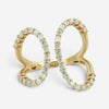 Salvini 18K Yellow Gold Diamond Open Style Wrap Ring Sz. 5.5 20075663