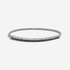 Giovanni Ferraris 18K White Gold & Titanium Black Sapphire Spring Bracelet 46955