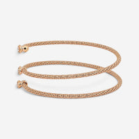 Giovanni Ferraris 18K Rose Gold & Titanium Diamond Spring Bracelet 046957