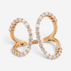 Salvini 18K Rose Gold Diamond Open Style Wrap Ring Sz. 5.75 20075663
