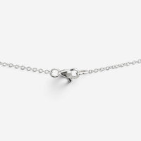 Giovanni Ferraris 18K White Gold Diamond & Icy Blue Sapphire Pendant Necklace 04