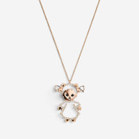 Giovanni Ferraris Little Girl 18K Rose Gold Diamond Pendant Necklace 046964