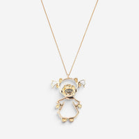 Giovanni Ferraris Little Girl 18K Rose Gold Diamond Pendant Necklace 046964