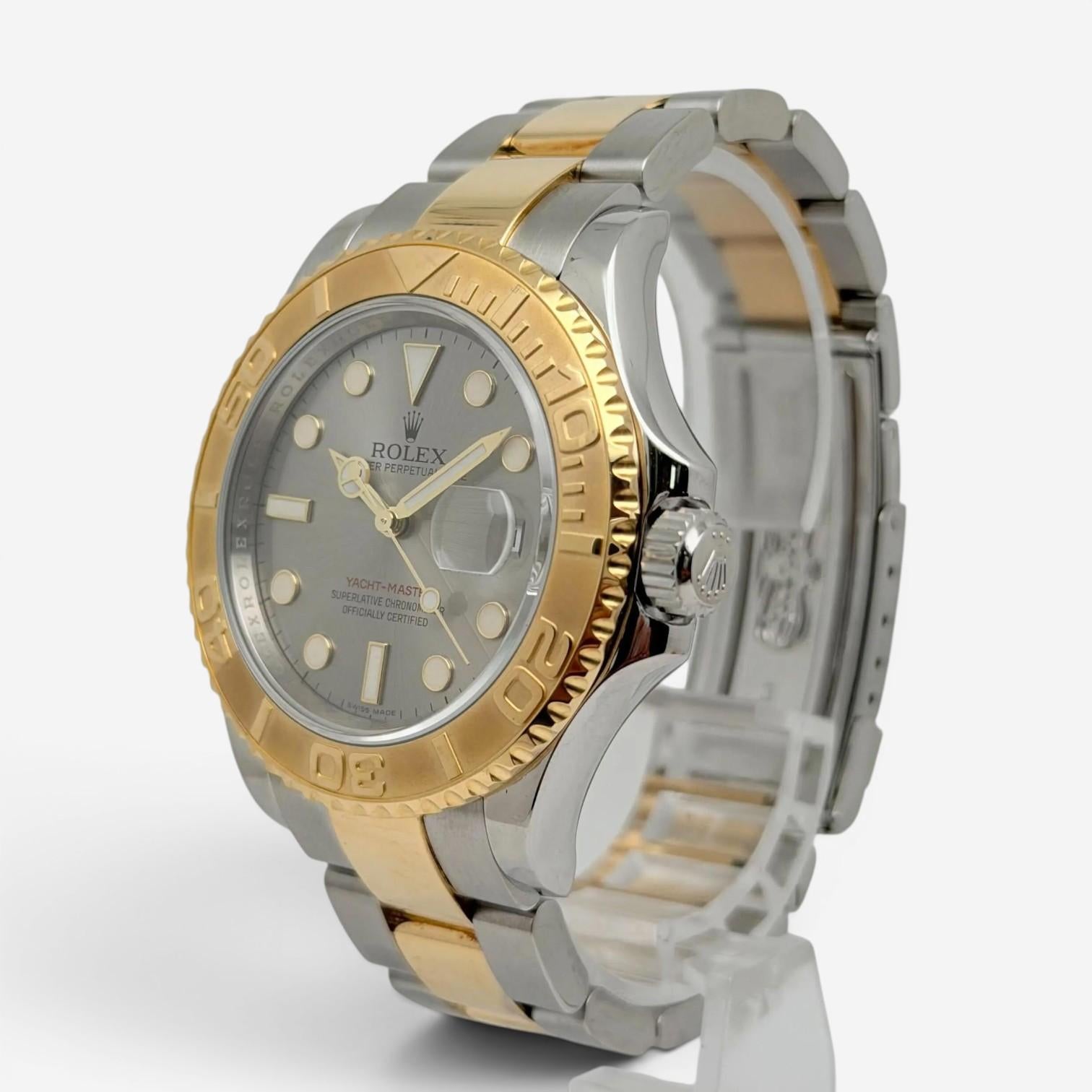 Rolex Yacht-Master Stainless Steel & 18K Yellow Gold Automatic Men's Watch 16623