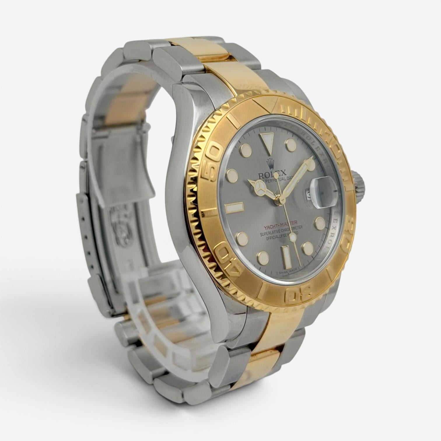 Rolex Yacht-Master Stainless Steel & 18K Yellow Gold Automatic Men's Watch 16623