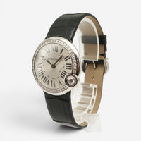 Cartier Ballon Blanc Stainless Steel Diamond Quartz Ladies Watch W4BL0003