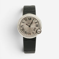 Cartier Ballon Blanc Stainless Steel Diamond Quartz Ladies Watch W4BL0003