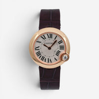 Cartier Ballon Blanc 18K Rose Gold Diamond Quartz Ladies Watch WGBL0005
